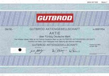 GUTBROD 1991 Frankfurt Bremen Bübingen Delmenhorst MTD 50 DM VKS Freizeitbetrieb