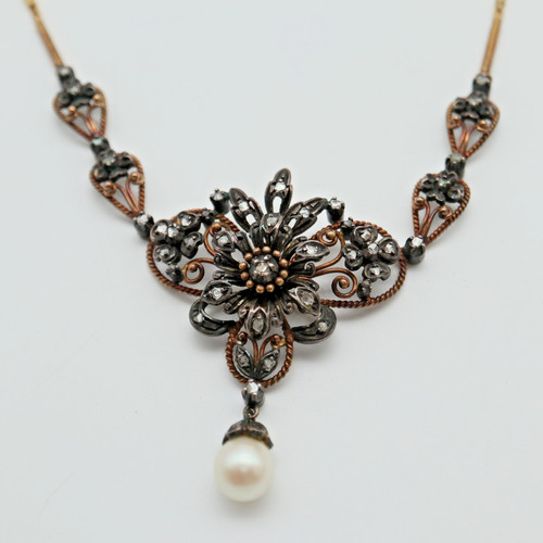 Historisches diamantcollier - historisches,