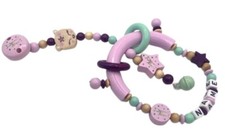 Kinderwagenkette mit Namen Reh