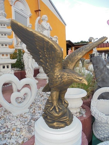 Steinfigur statue adler 60 - statue,