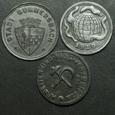 NOTGELD: 3 verschiedene