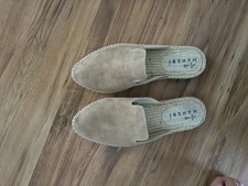 Manebi Slipper Sandalen Mules Wildleder Beige 39