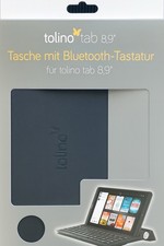 Tolino Tab 8 9 Tasche mit Bluetooth-Tastatur (Original TrekStor) NEU OVP Schwarz