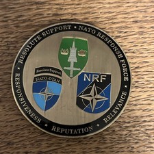 NATO   Orden Einsatz Coin der