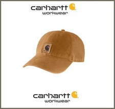 Original CARHARTT Workwear Baseballkappe Cap Odessa Canvas braun AH0289