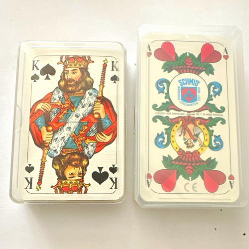 Kartendeck skat poker im - 2x,