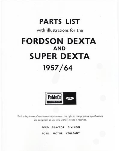 1957 1964 fordson dexta und - dexta,