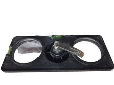 Bohrschablone 68mm Hohlwanddose Kunststoff Schwarz Präzisions-Bohrhilfe