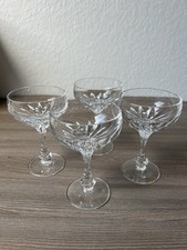 Nachtmann Bleikristall  Sektschale  Serie Isabella 4 St signiert