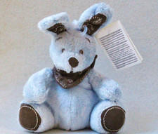 Nicotoy Hase hellblau braun