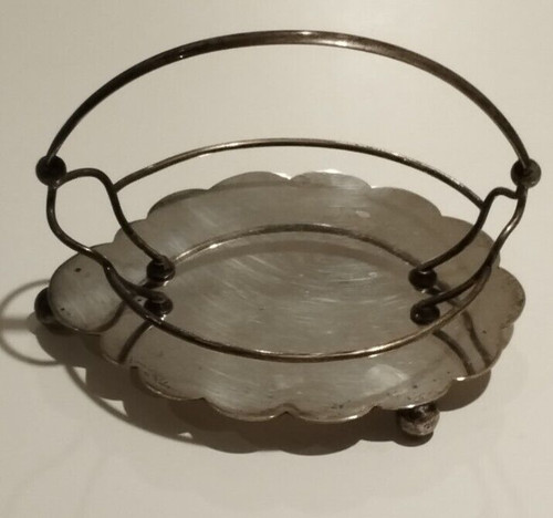 Vintage silber teller - silber,