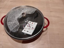 Staub 37cm Runder Gusseisen Wok - Kirsch - Rot (40509 - 898)