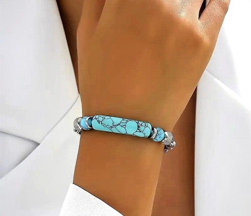 Elegantes larimar armband - elegantes, larimar-armband