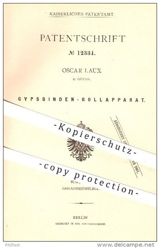 Original patent oscar laux - original,