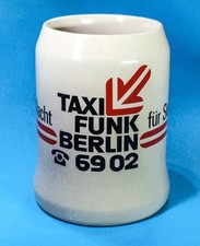 Werbemittel Bierkrug Taxifunk Berlin 6902