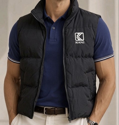 Karl kani puffer weste - kani, m