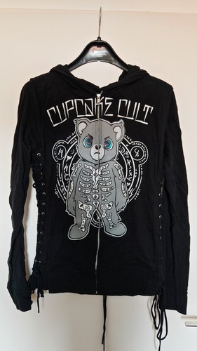 Gothic kapuzenjacke zipper - gothic, kapuzenjacke/zipper