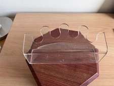 Stempelhalter Acryl für 4 Stempel, Länge 15,5cm Höhe 7cm Tiefe 6cm