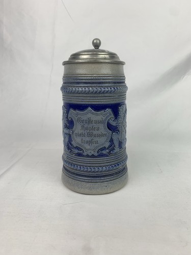 Vintage bierkrug jak - bierkrug, jak.