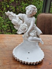 antik Seifenschale Engel