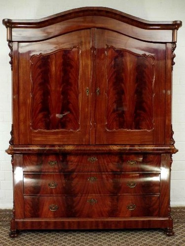 Biedermeier schrank mahagoni - biedermeier,