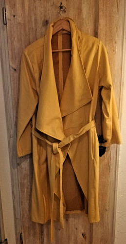 Top ledermantel gelb - ***top, ledermantel*