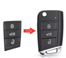 Tastenfeld Pad Gummi für Funk Schlüssel 3-Taste für VW Polo Golf 7 Skoda SEAT