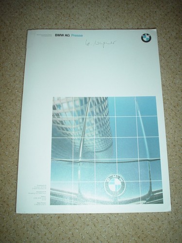 Orig bmw e30 pressemappe - orig., von
