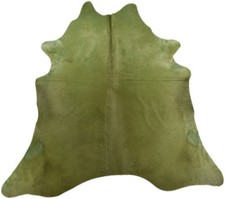 KUHFELL STIERFELL GRÜN