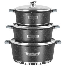 6/8-Teilig Aluguss Topfset