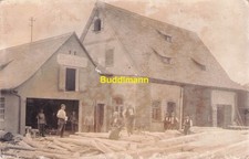 Antikes Foto AK Sägewerk