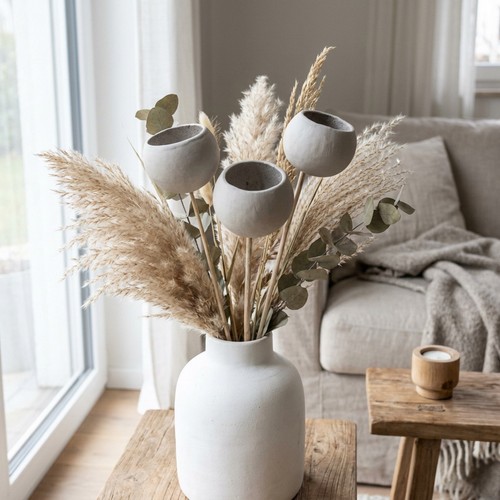 Trockenblumen dekoration bell - trockenblumen,