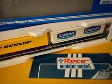 Roco H0 1901 Auto + Waggon 2 x