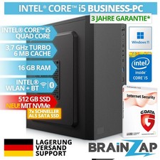 Intel Core i5 Quad-Core Office Business PC 16GB RAM 512GB NVMe SSD WLAN BT Win11
