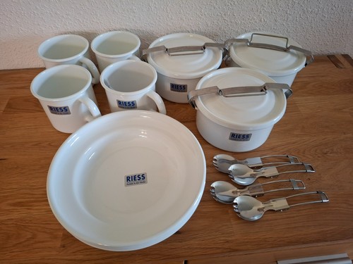 Riess emaille geschirrset - riess,