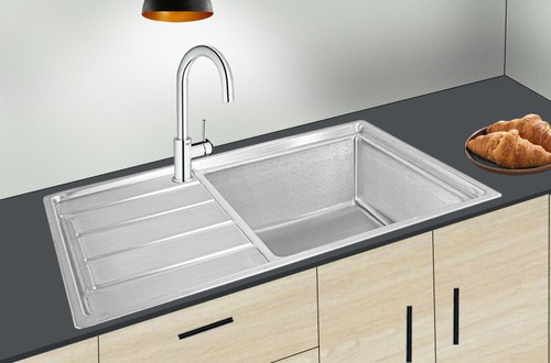 80x50 spülbecken edelstahl - 80x50,
