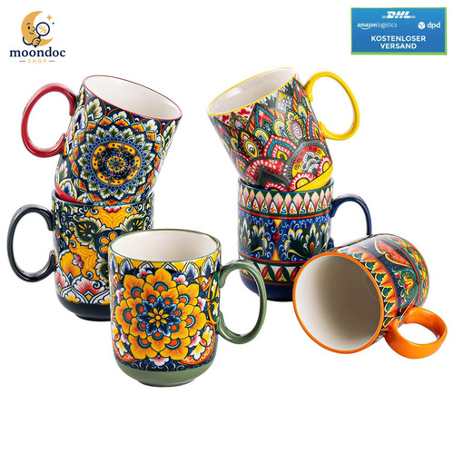 Kaffeetassen set 6er porzellan - kaffeetassen,