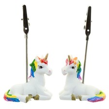 2er Set Regenbogen Einhorn