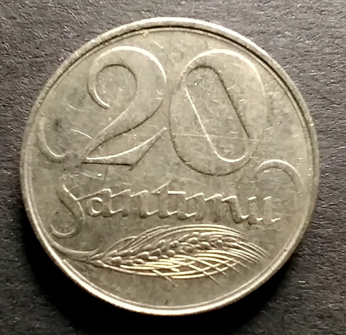Lettland santimu 1922 - 20,