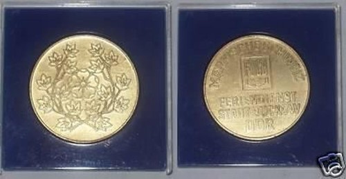 Ddr medaille fdgb feriendienst - ddr,