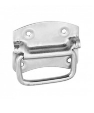 Kistengriffe Stahl silber