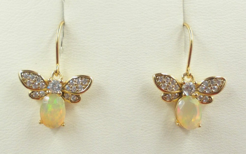 Opal topas ohrringe - ,