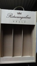 3er Holzkiste Weinkiste Geschenkebox zum Tragen 36,5x26x9 tief