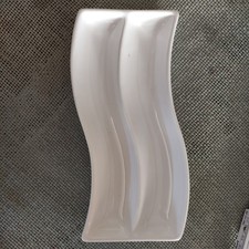 Schale Schälchen Porzellan Weiß länglich  Oliven Antipasti Dips TCM Wie Neu