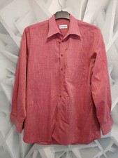 Herren Hemd  rot extraglatt