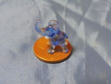 🌷🌷Miniatur Mini Elefant Glaselefant Elefant Glas blau kleiner CENT Handarbeit