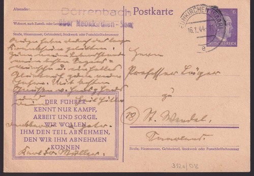 Deutsches reich 312 - p, 312/08