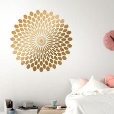 Wandtattoo Wohnzimmer Mandala Wandaufkleber Schlafzimmer Wandsticker Blume W5404