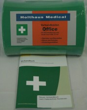 Verbandkasten Betriebe Büro DIN 13157 Holthaus plus Verbandbuch DSGVO MHD 2030