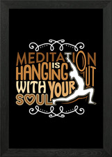 Meditation hängt aus